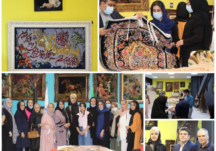 گزارش تصویری/ برگزاری نمایشگاه آثار تولید کنندگان فرش دستبافت مشاغل خانگی در محل گالری حقدوست رشت